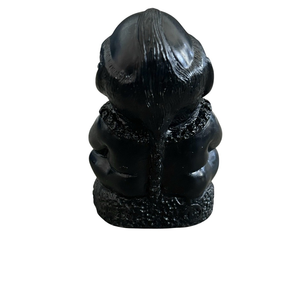 Coco Joes Hawaii Tiki Laki Menehune Black Hawaiian Figure Figurine‎ Vintage - Picture 3 of 8